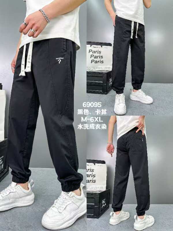 69095/新款春夏季洗水男士休闲束脚休闲裤