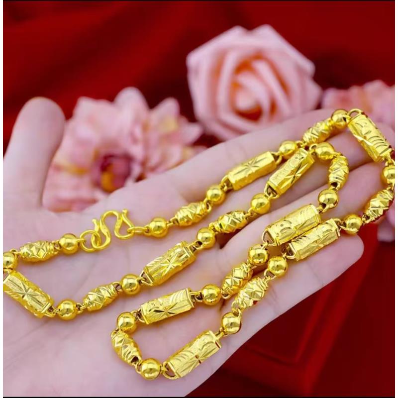 合金项链  2024爆款【全家福项链】不掉色不褪色手工精美时尚大气金