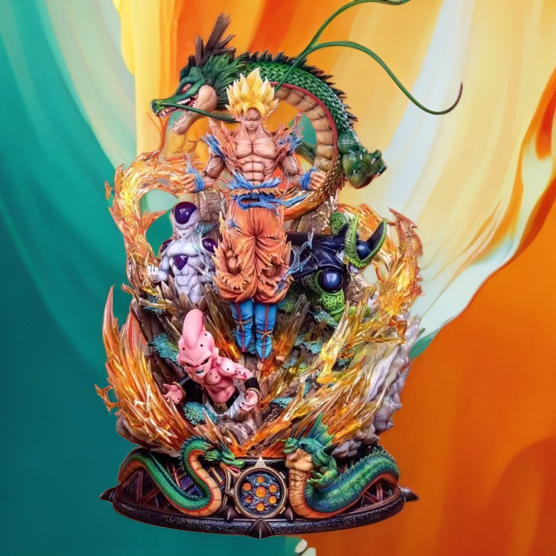 七龙珠 周年纪念悟空弗利沙沙鲁魔人布欧手办动漫摆件