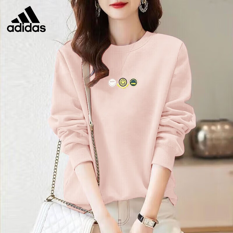 Adidas/阿迪达斯女子冬季neo 圆领保暖运动休闲套头卫衣H45541