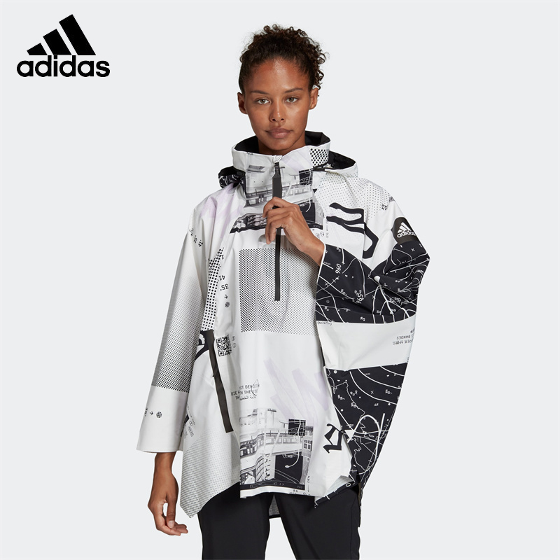 Adidas/阿迪达斯女子秋户外时尚宽松透气健身运动套头卫衣FI9285 