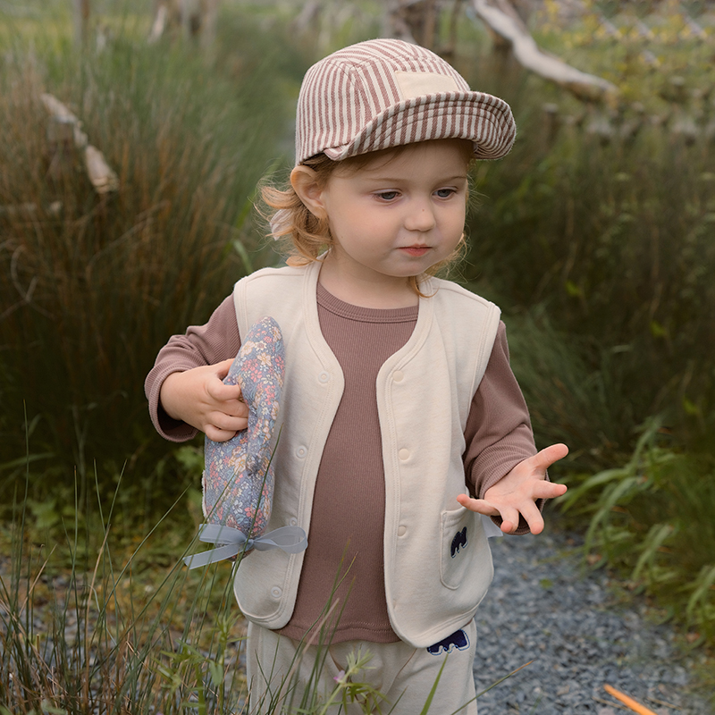 muaqiaqia 北欧风宝宝马甲薄款男女童坎肩背心春秋装上衣4YCM040