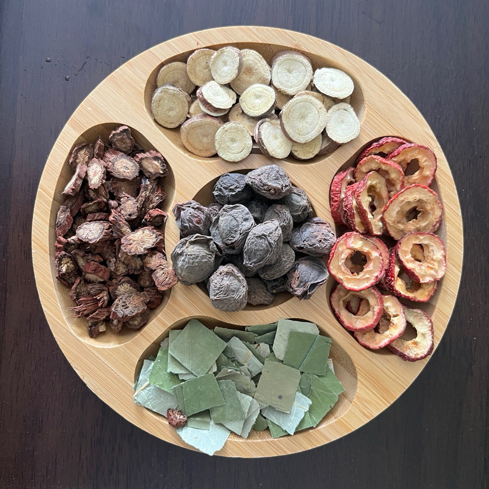 浙江杭州某院乌梅汤2.0版乌梅饮酸梅汤乌梅山楂荷叶甘草丹参陈皮