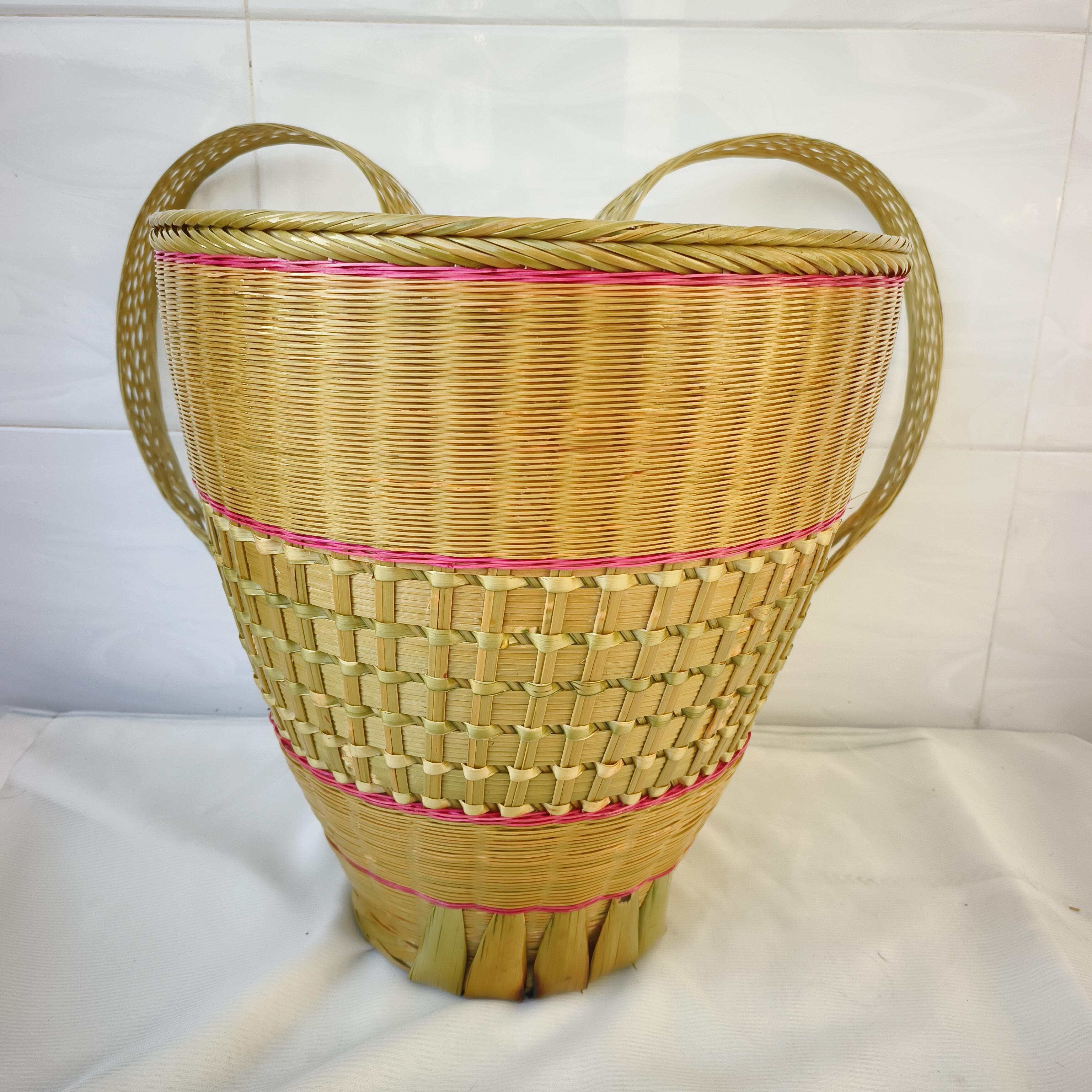 纯手竹编背篓普通背箩赶集背篓田园风装饰摆件