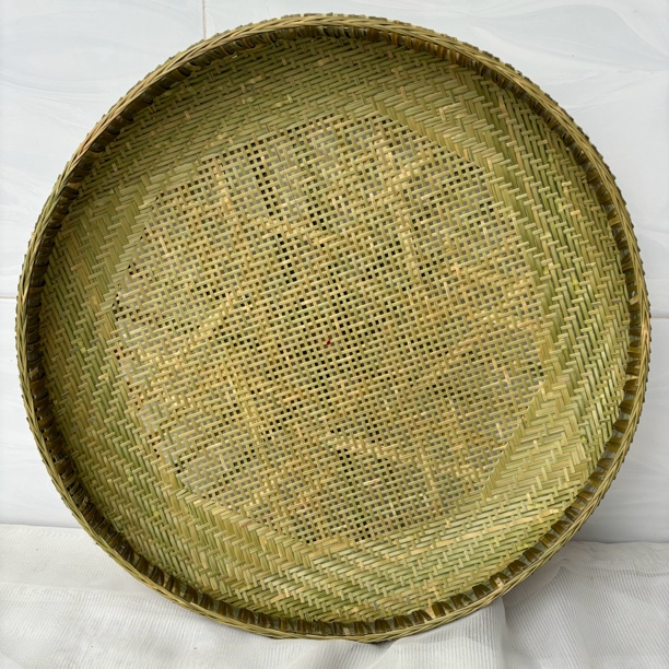 非遗纯手工竹编簸箕粗孔筛子格筛家庭竹编家庭生活用品米筛