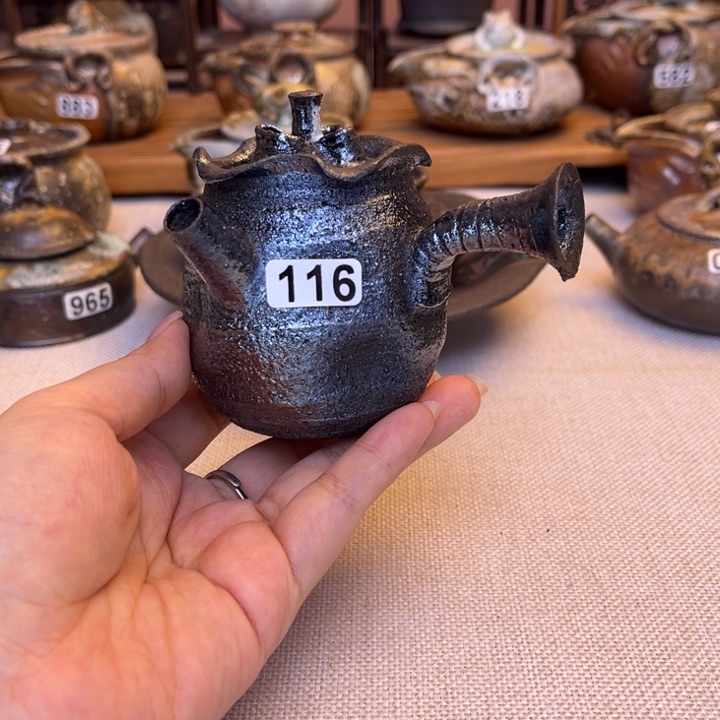 壶裸柴烧陶瓷茶具