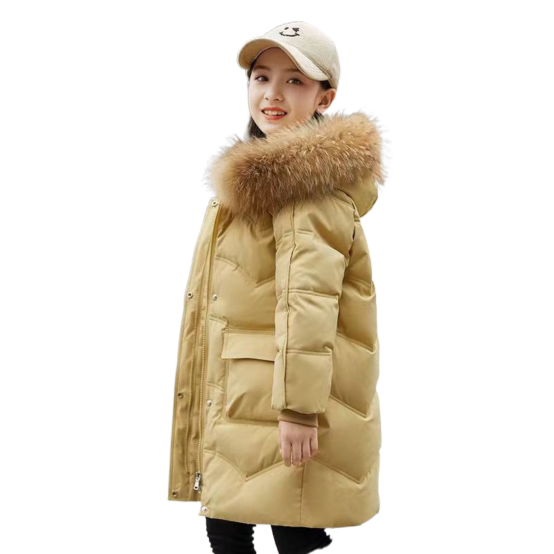 女童公主棉服2024新款冬季中大童冬装加厚秋冬儿童棉衣