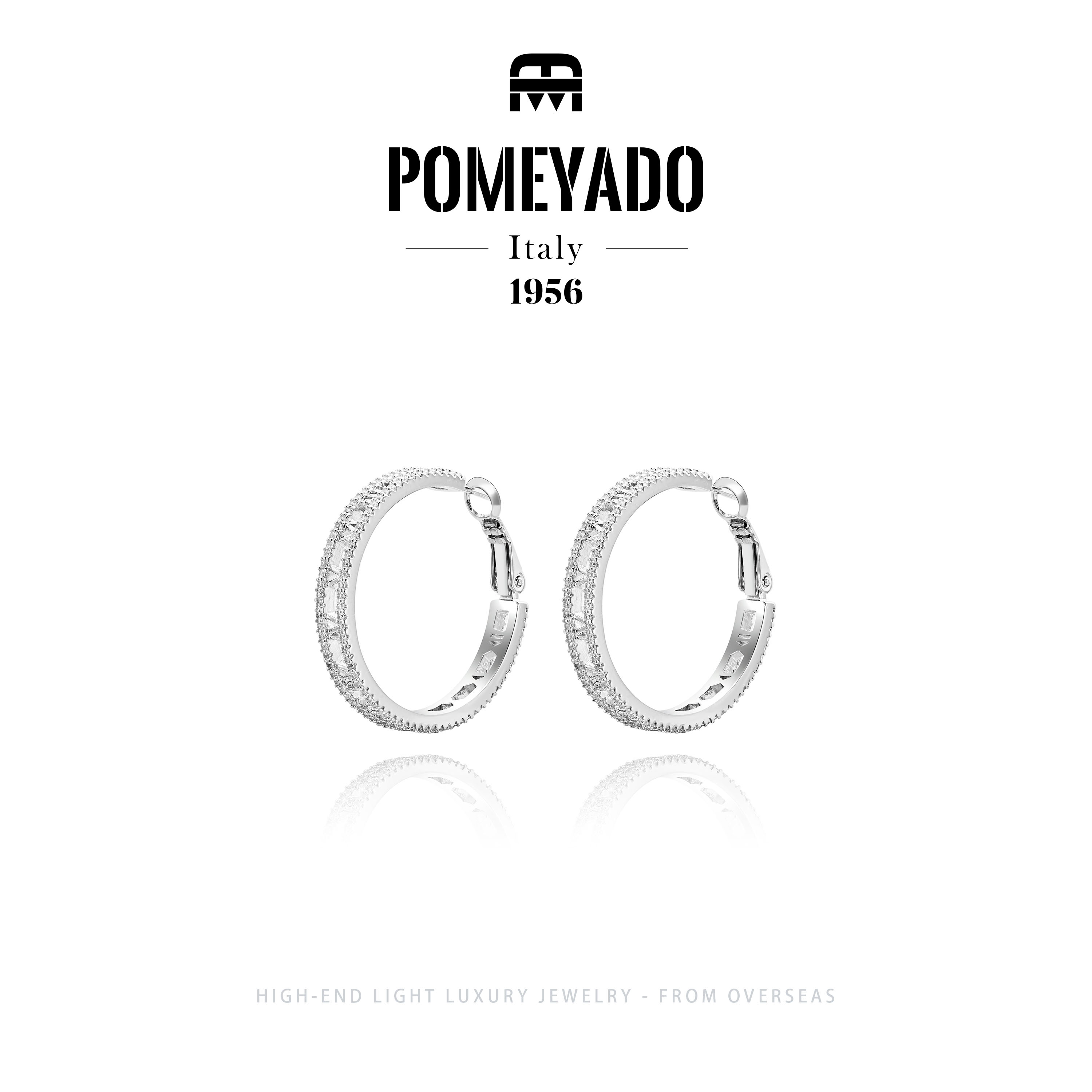 Nicole★设计师款高定满镶耳圈 G0692