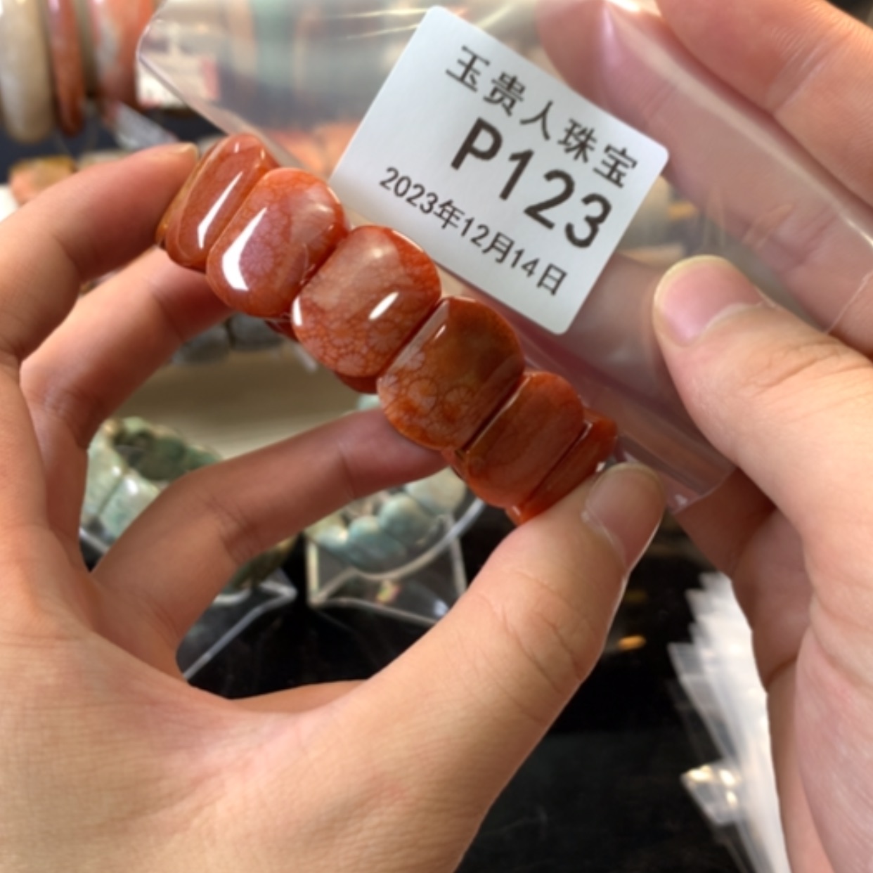 【闪购商品】硅化珊瑚（珊瑚玉）珠宝半成品未镶嵌123