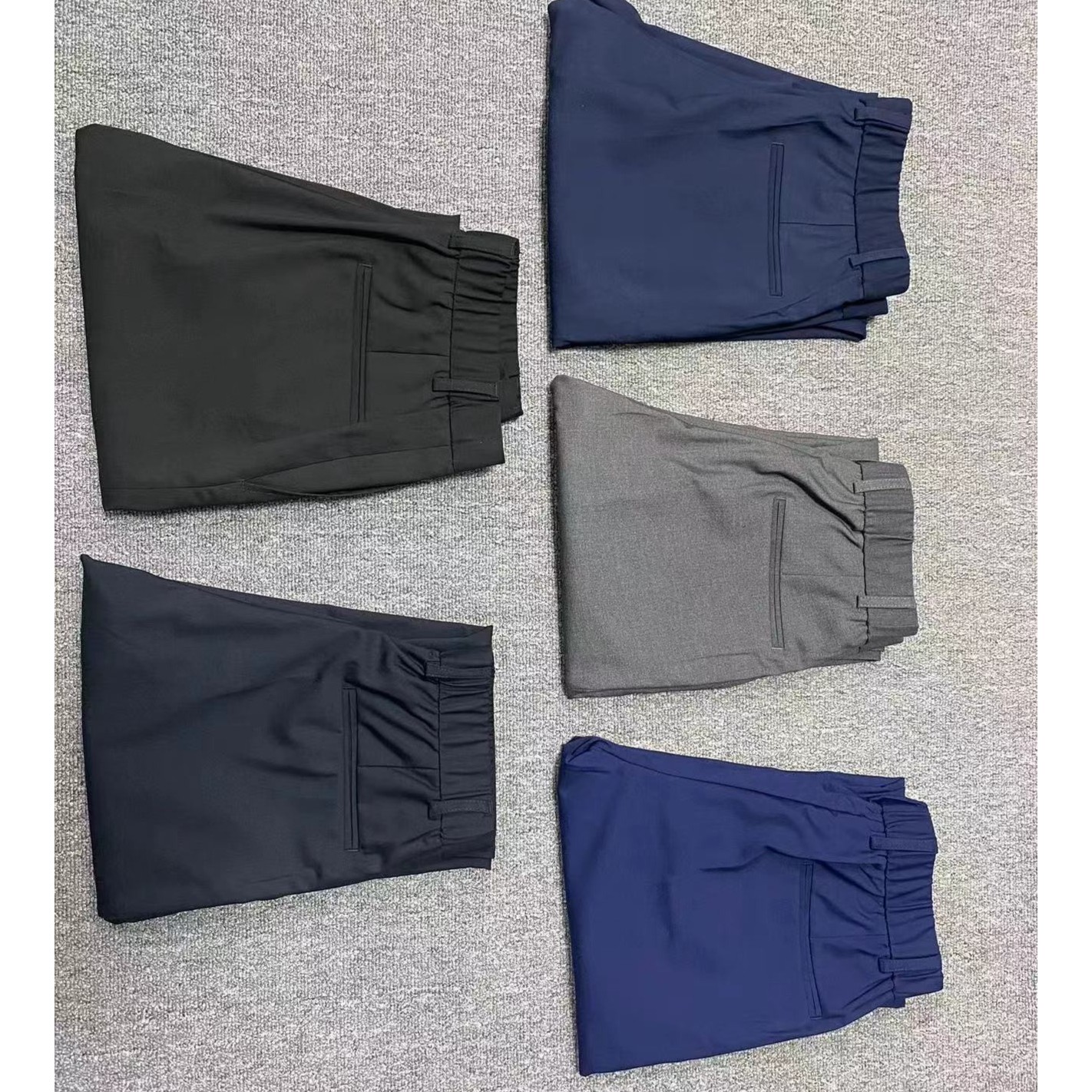 男士高端竹纤维九分西裤