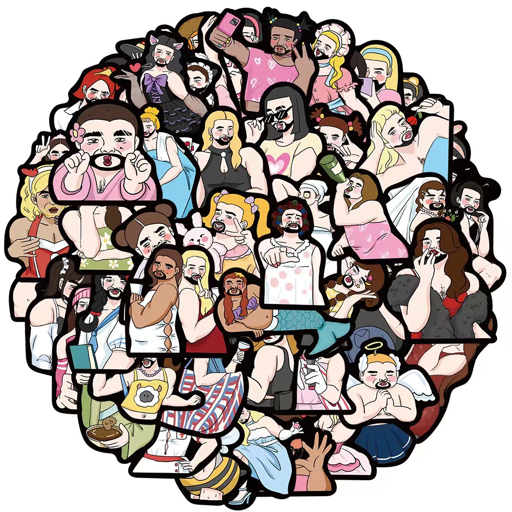 diy制作手机壳平板吉他贴纸diy素材精品防水贴画儿童节大学父亲节