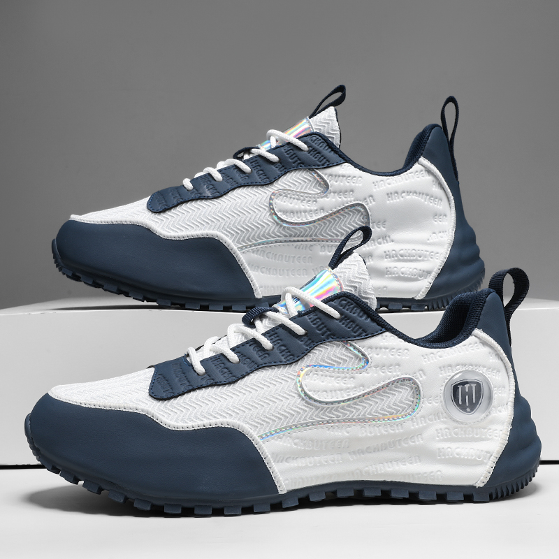 HACKBUTEER/ 火枪手秋季高端轻奢时尚休闲透气男女网面舒适软底鞋