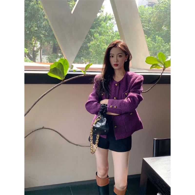 轻奢小香风短外套女秋季时尚新款洋气小众高级感遮肉显瘦百搭上衣