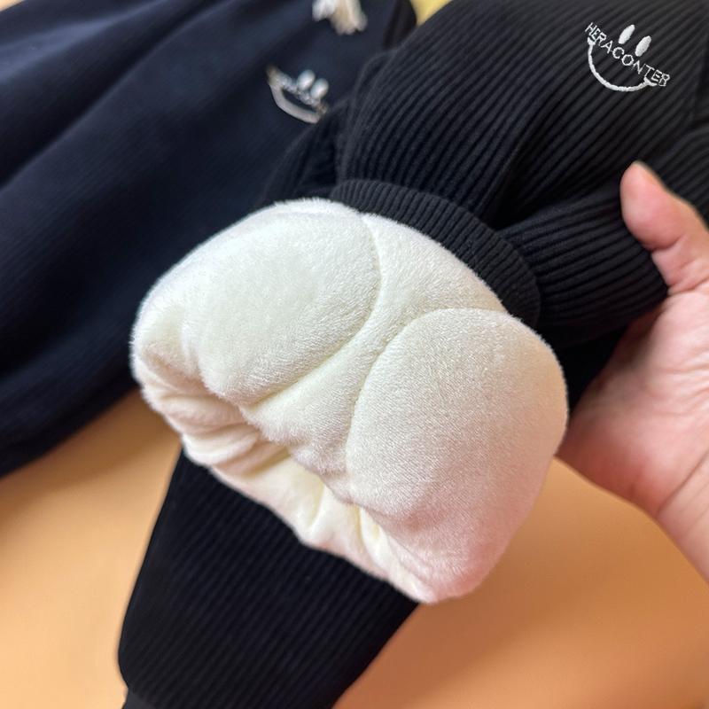 儿童裤子加绒加厚冬款男童保暖一条过冬三层小童2024新款加厚棉裤