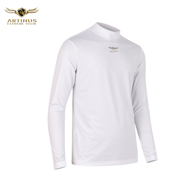 艾特纽斯男士长袖半高领秋冬打底微高领保暖套头T恤AT-656