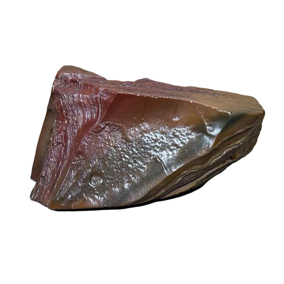 《石上叁生》阿拉善戈壁奇石大摆件戈壁盆景石五彩戈壁造景石小摆件