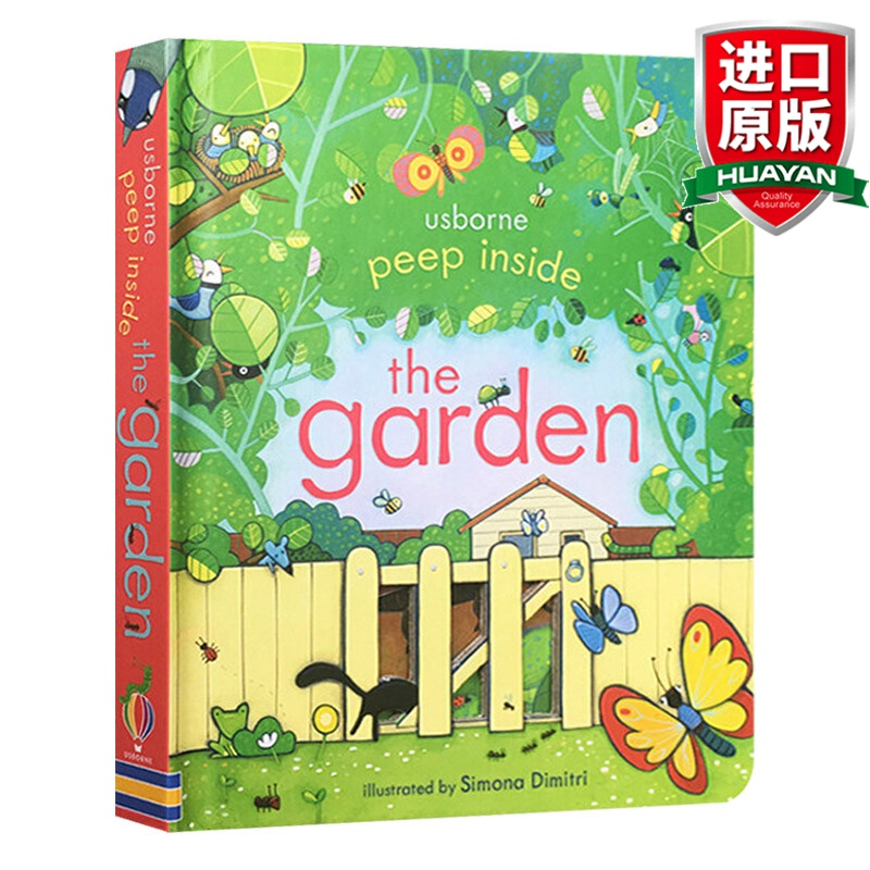 Usborne Peep Inside the Garden偷偷看里面花园英文版