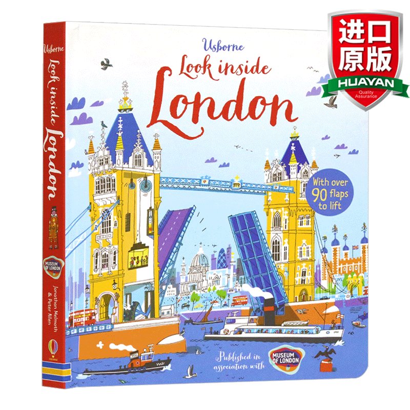 Usborne See Inside London尤斯伯恩看里面系列 伦敦英文版