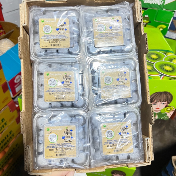 进口秘鲁蓝莓 12➕大蓝莓 12盒  清甜可口 包邮 现货现发