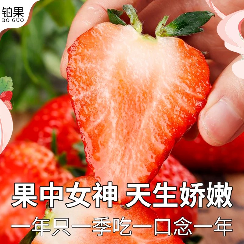 【闪送到家】[章姬精品奶油草莓]【唯一的缺点就是甜】