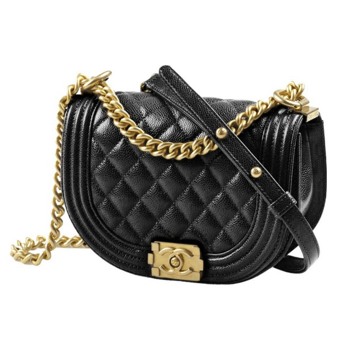 99新 Chanel/香奈儿 99新 Chanel/香奈儿 邮差包 女款黑色