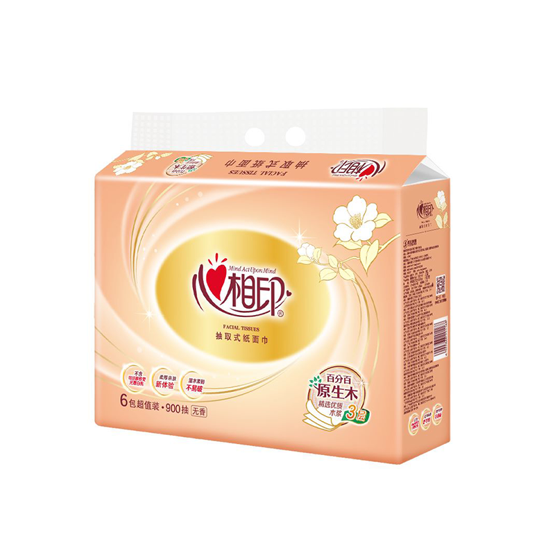 心相印经典系列抽纸6连包DT26200