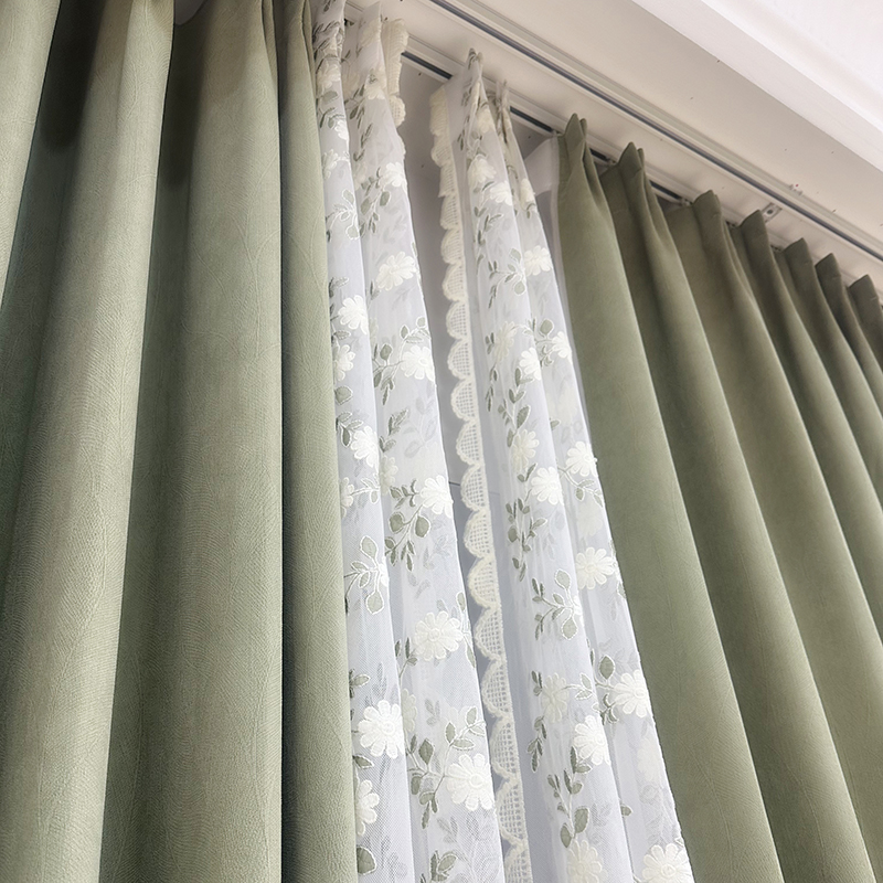 金枝玉叶｜2024新款雪尼尔提花雪尼尔遮光窗帘客厅卧室遮光隔热