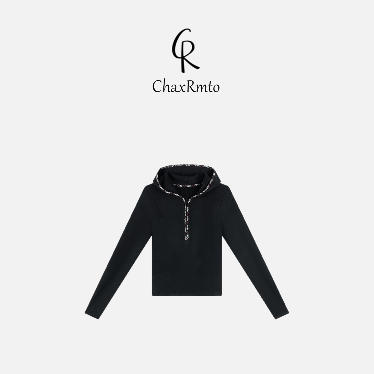 ChaxRmto 2025春季新款时尚百搭卫衣简约帽衫上衣 斯斯SC1C2452