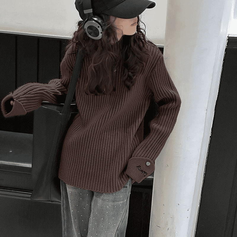 软糯~韩国童装女童毛衣儿童打底衫秋冬新款大童洋气针织上衣服潮