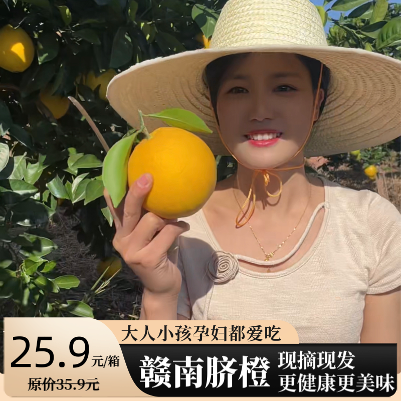 正宗江西富硒赣南脐橙新鲜采摘产地果园直发应季儿童孕妇水果