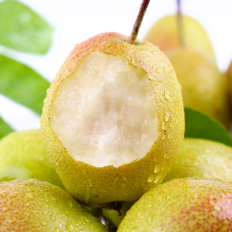 【自然搭档】红香酥梨4.5斤装现摘新鲜水果梨子脆甜多汁tz