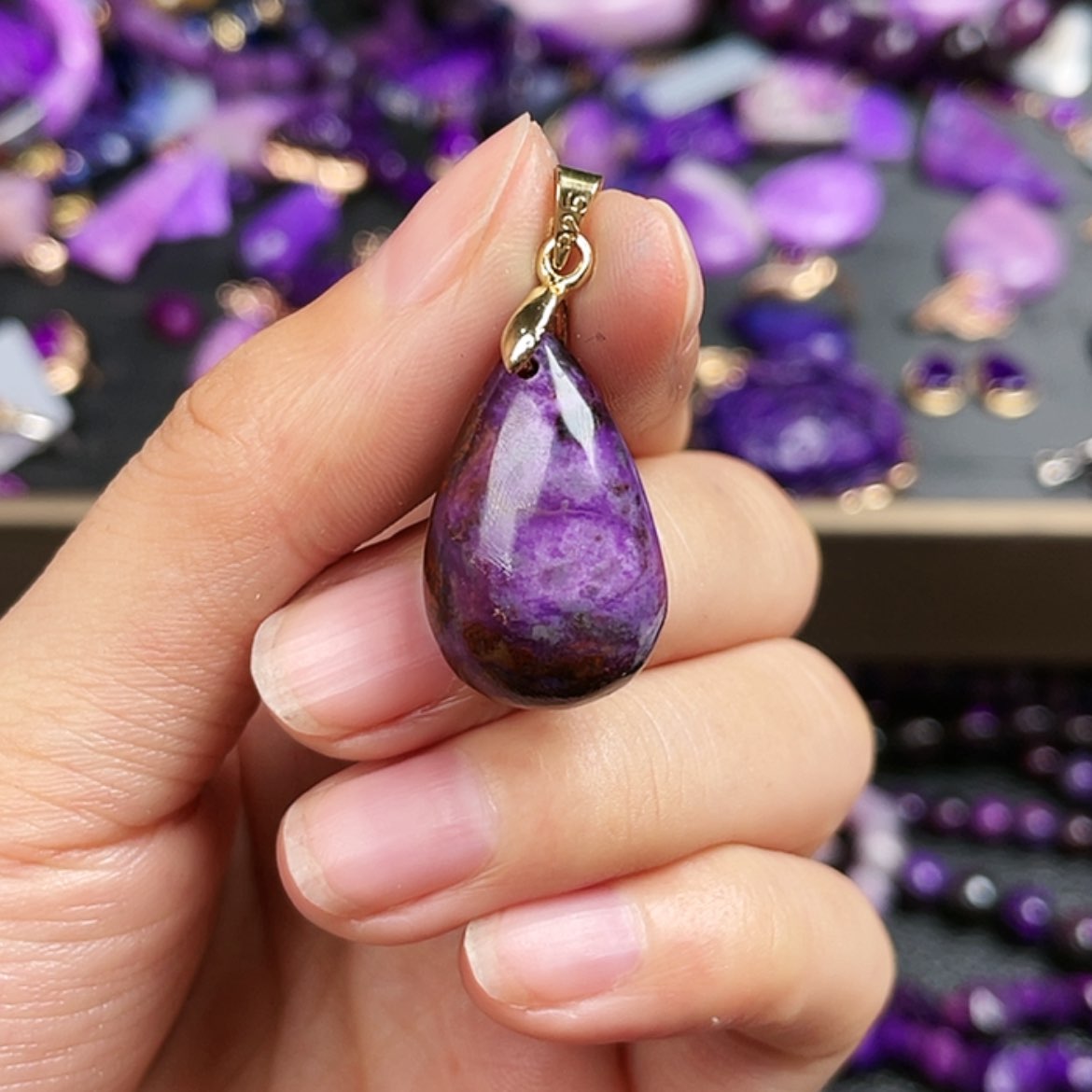 【闪购商品】苏纪石（舒俱来）吊坠银S925镶嵌