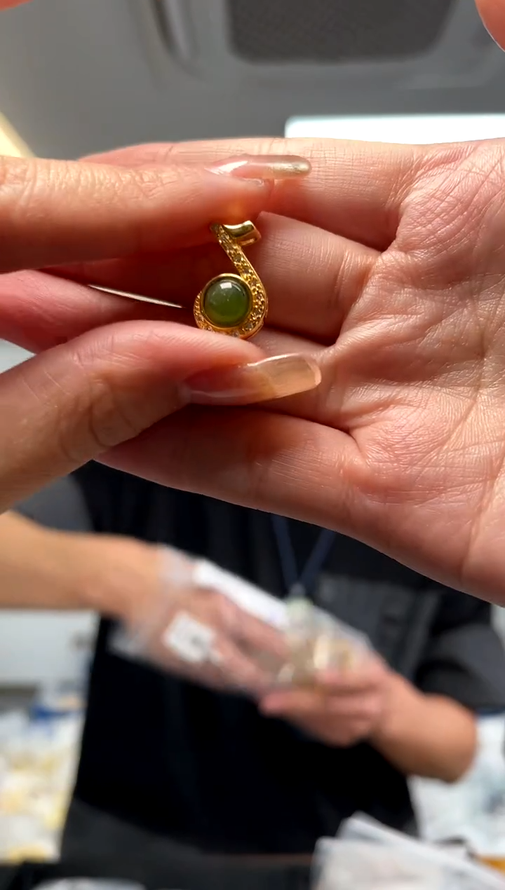 【闪购商品】和田玉·银S925镶嵌多样性单个发货