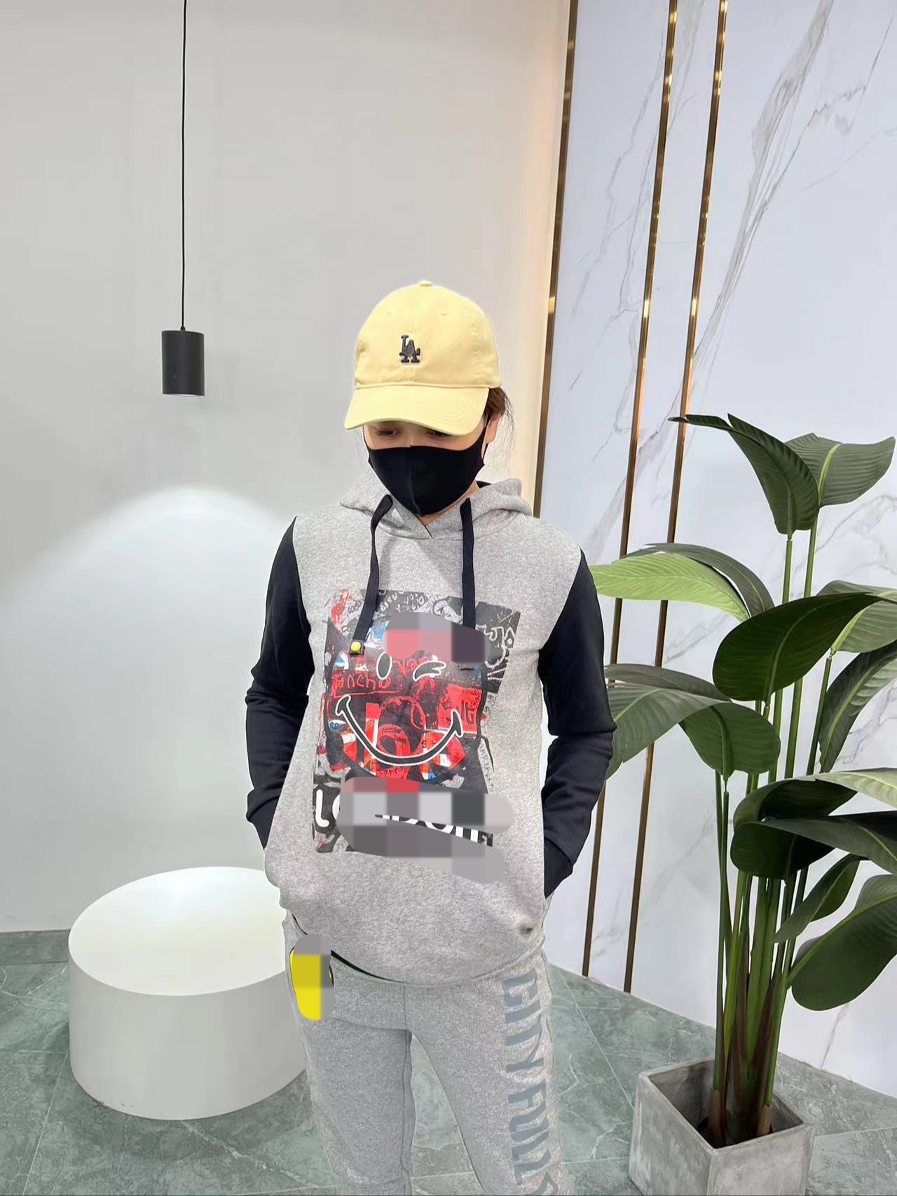 【卫衣 小号款  】时尚休闲运动春秋潮流迷彩印花连帽长袖卫衣   