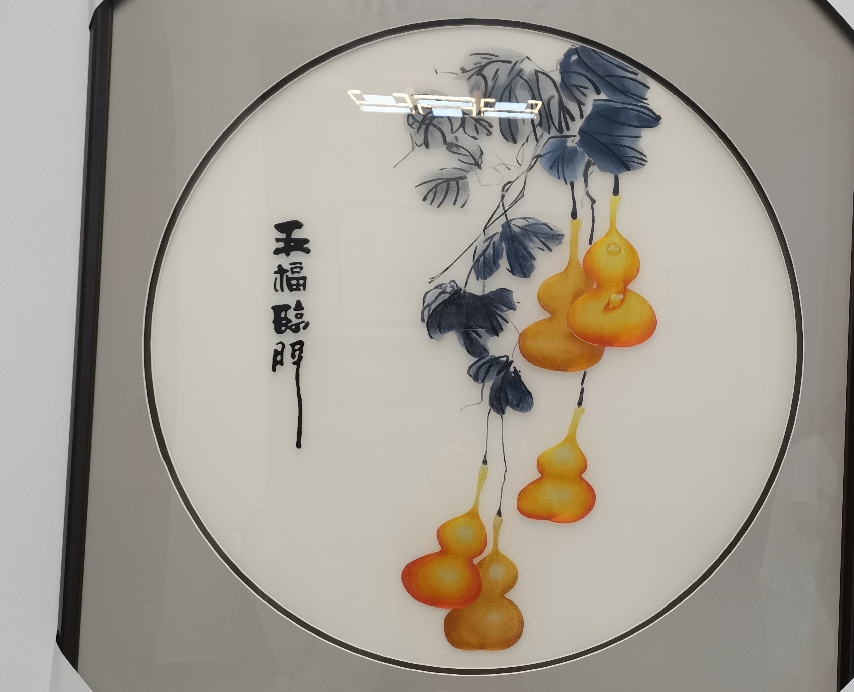 纯手工制作苏绣装饰挂画