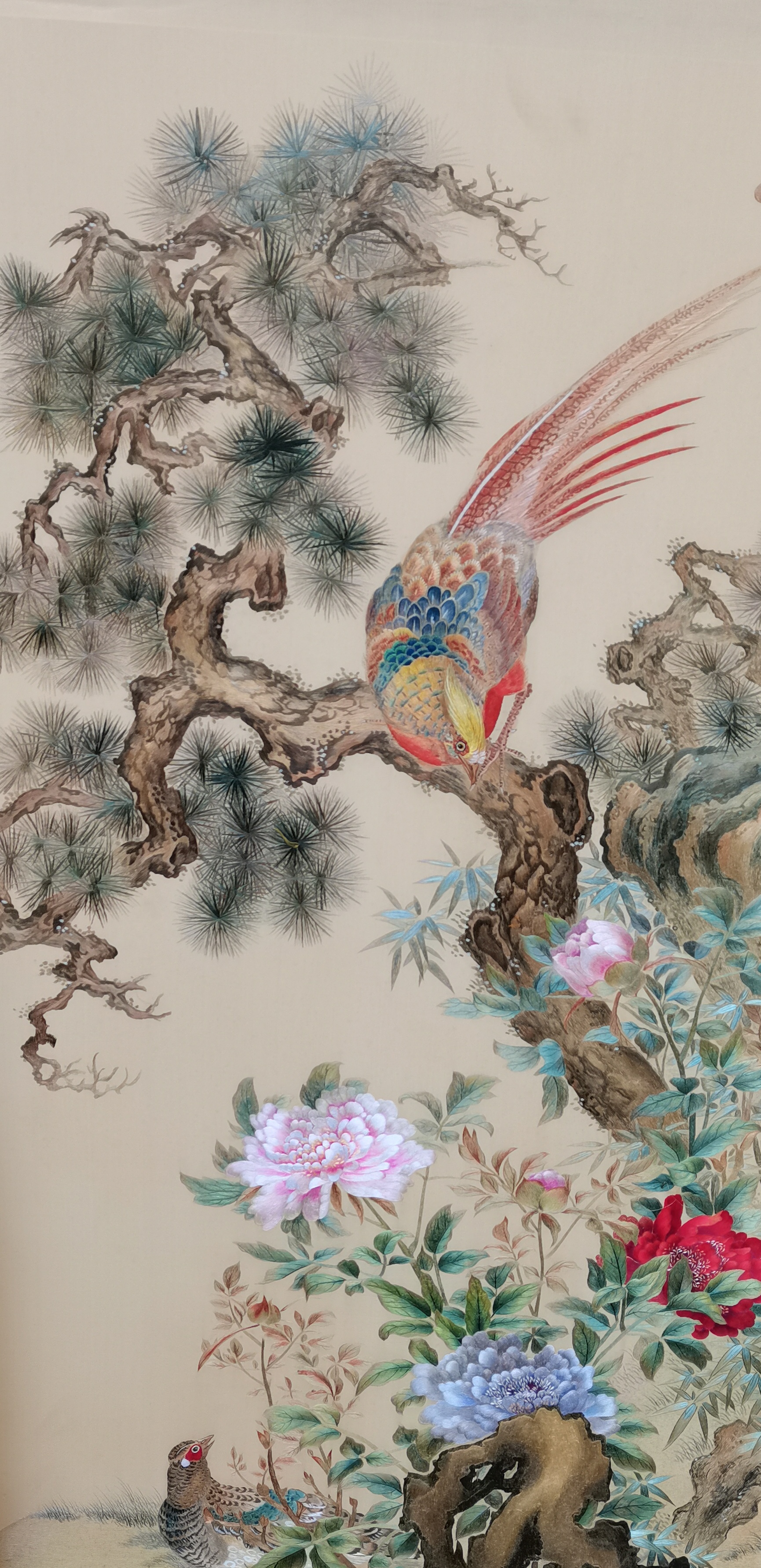 纯手工制作苏绣挂画