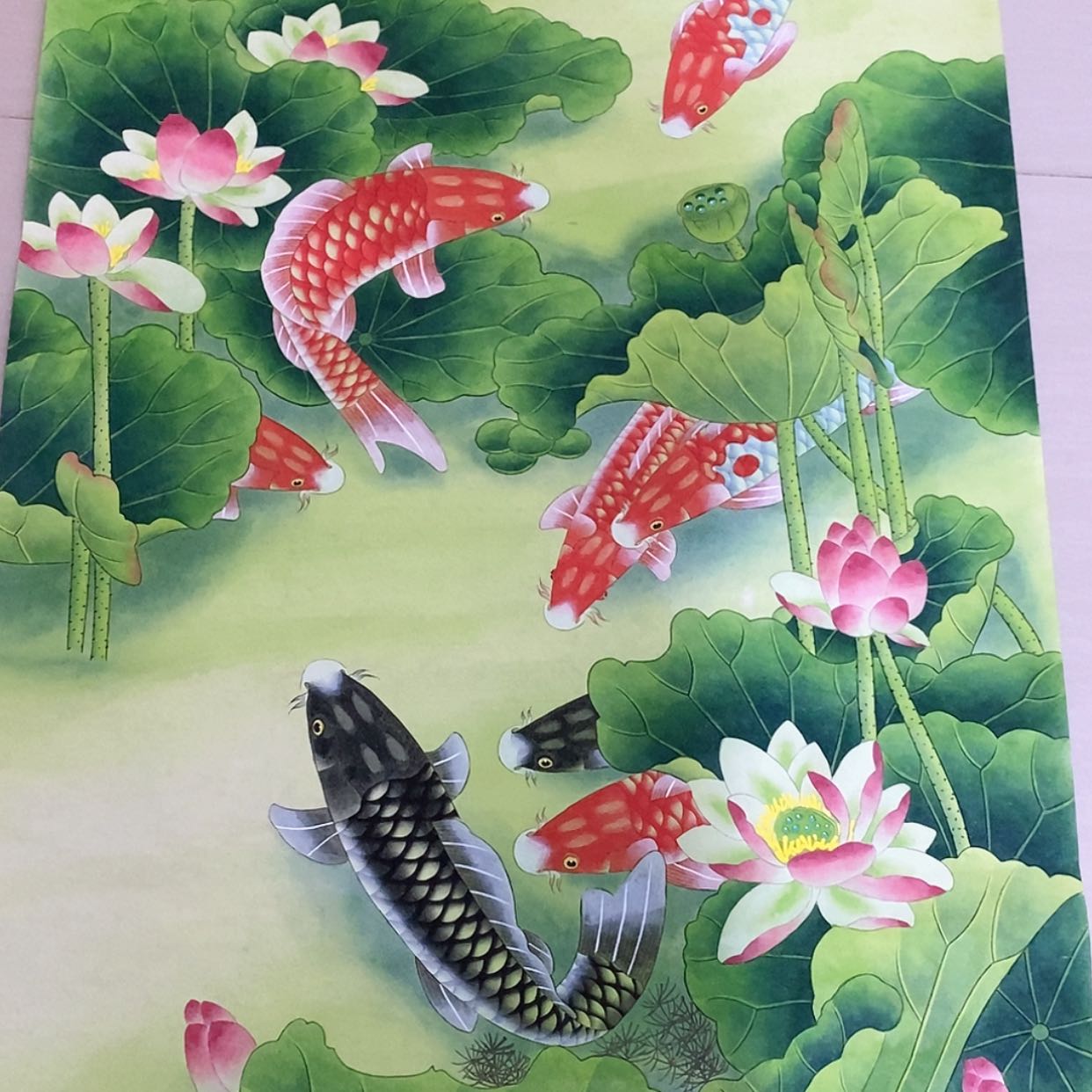 【闪购商品】绘画牛*程工笔九鱼