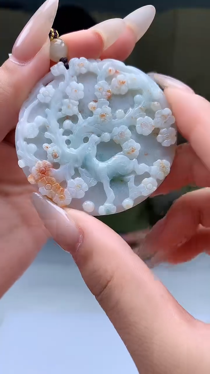 【闪购商品】定制翡翠未镶嵌5073xd-毛货挂件鹿95