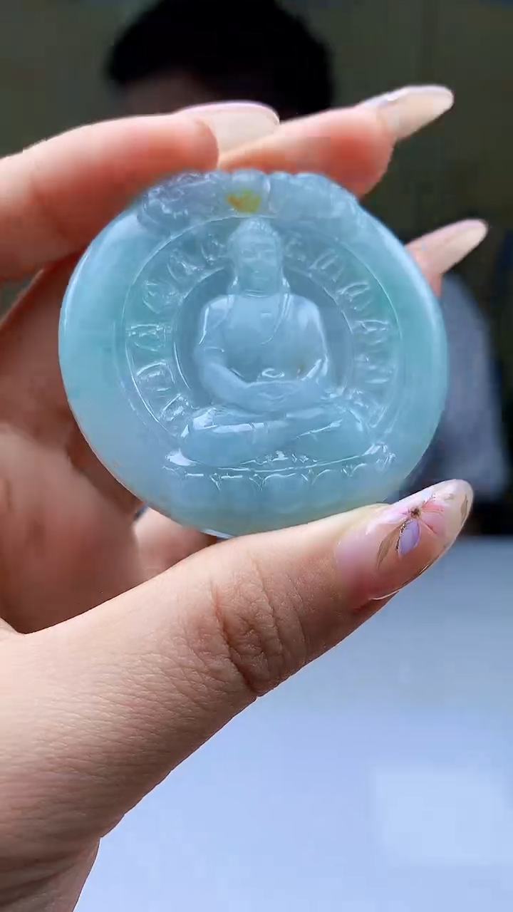 【闪购商品】定制翡翠未镶嵌毛货挂件256-5028ty