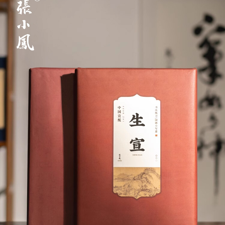 张小凤 书法创作国画专用纸空白生宣纸半生半熟毛笔字作品纸宣纸