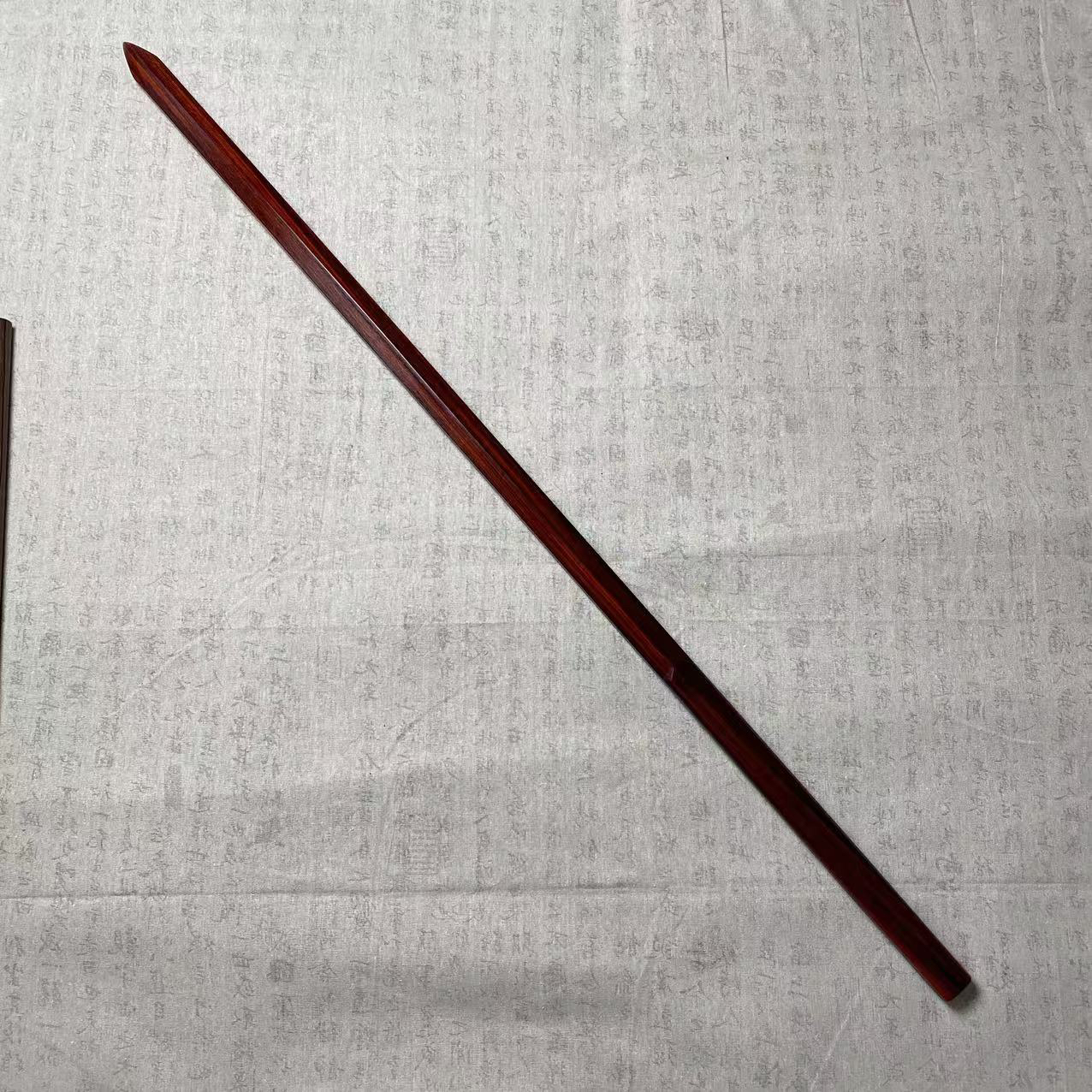 紫檀120 130 140棍剑双手练习剑高油高密盘玩把玩