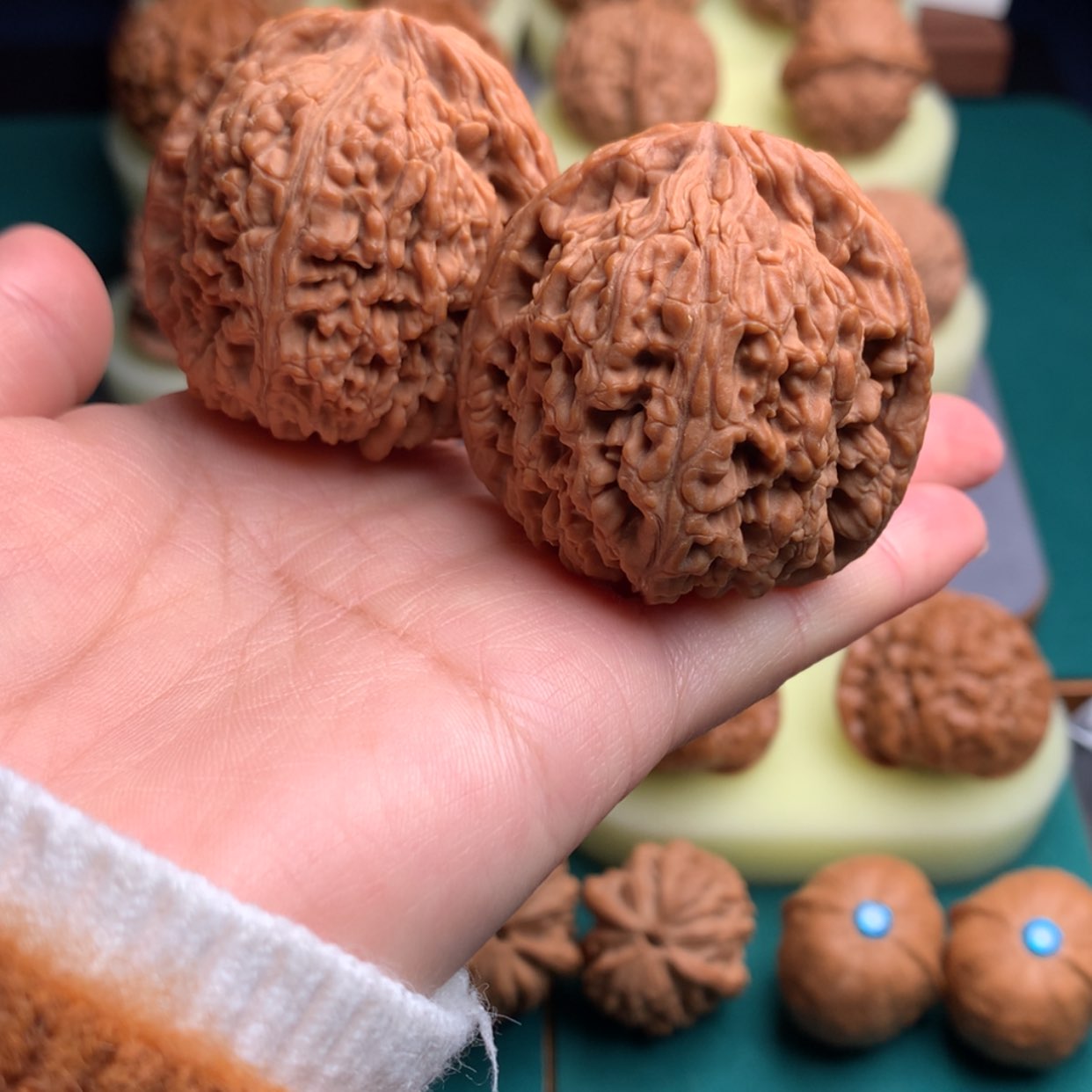 【闪购商品】文玩核桃核雕?**魔全品南疆41➕