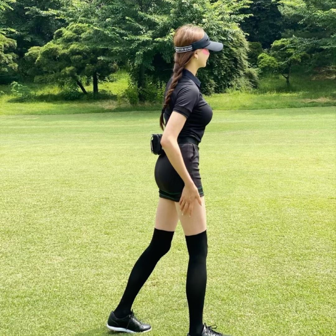 高尔夫防晒丝袜弹性防晒裤袜不掉档不勾丝耐用防晒一体袜裤显瘦