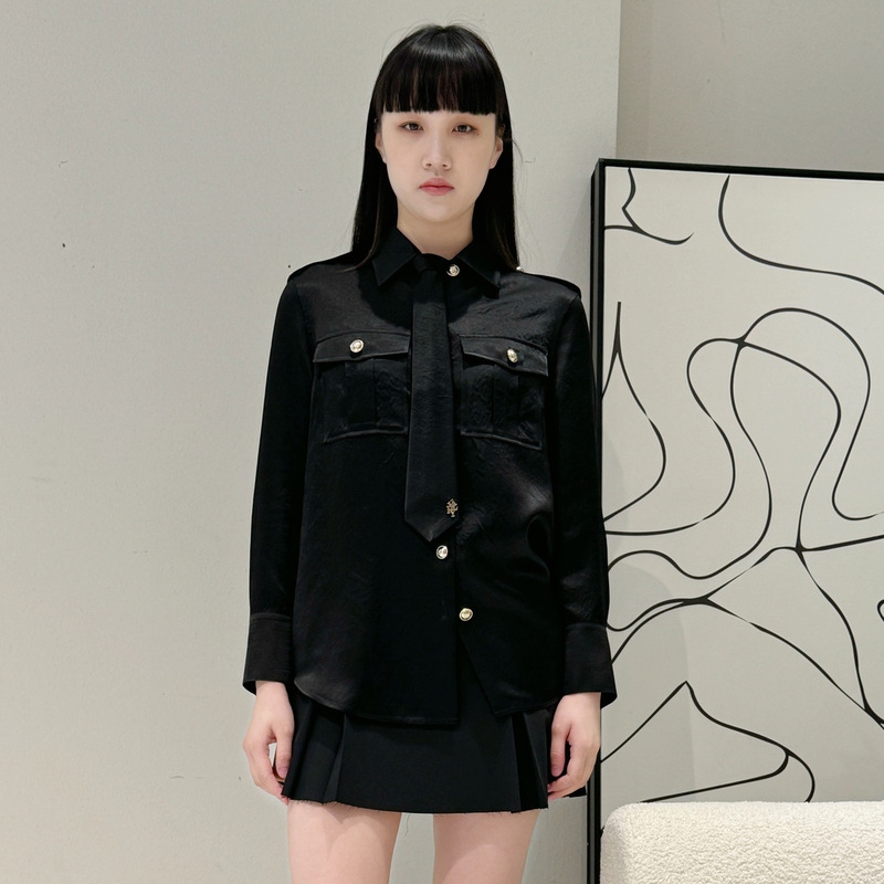 HPLY荷比俪2024女装新品首发衬衫HDE11630121-1