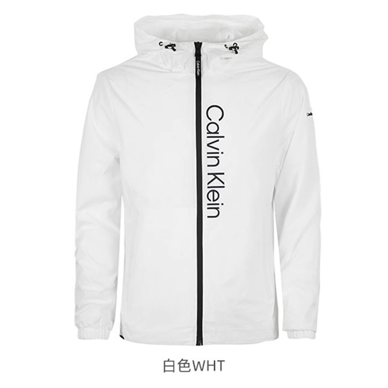 Calvin Klein/凯文克莱进口秋季外套男防风轻奢连帽美式夹克 ZZ