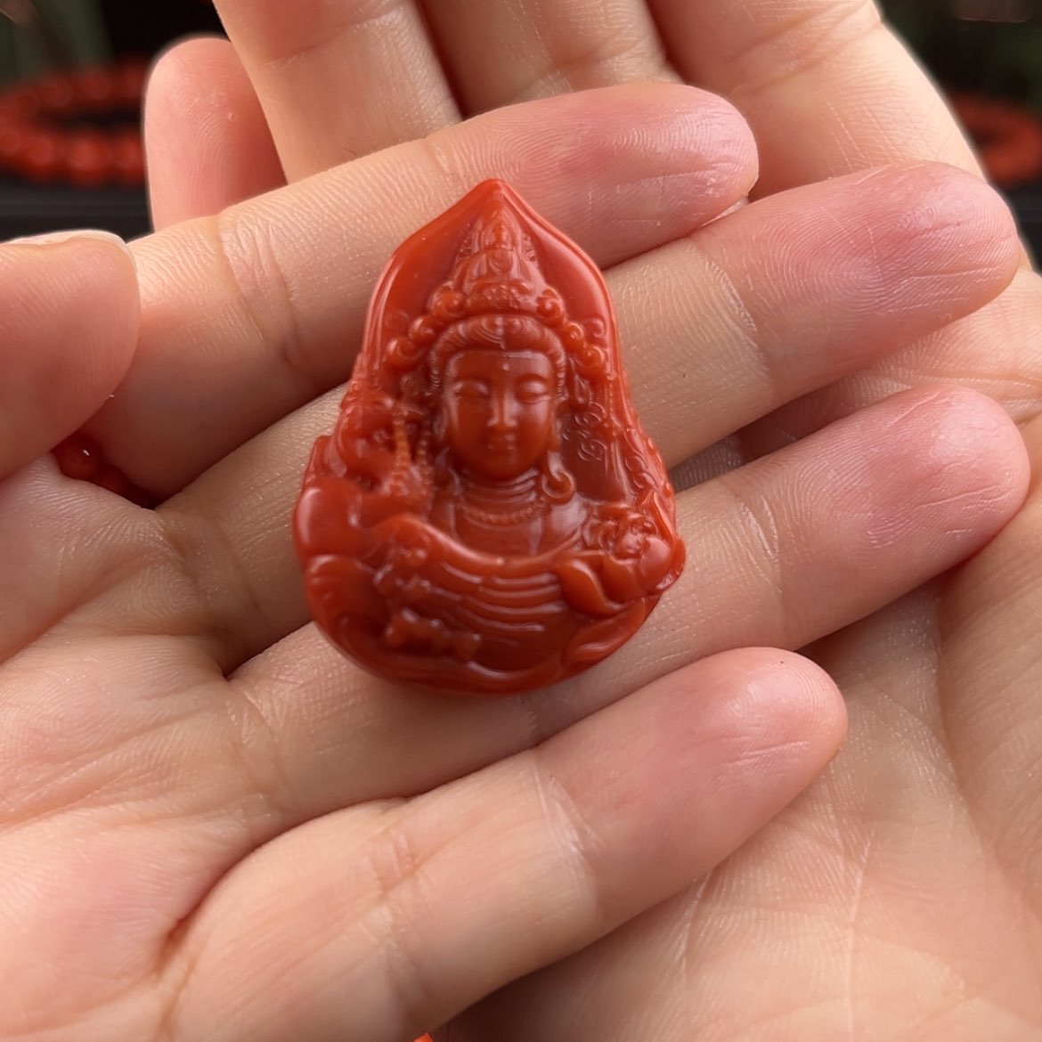 【闪购商品】南红玛瑙吊坠未镶嵌❤****?