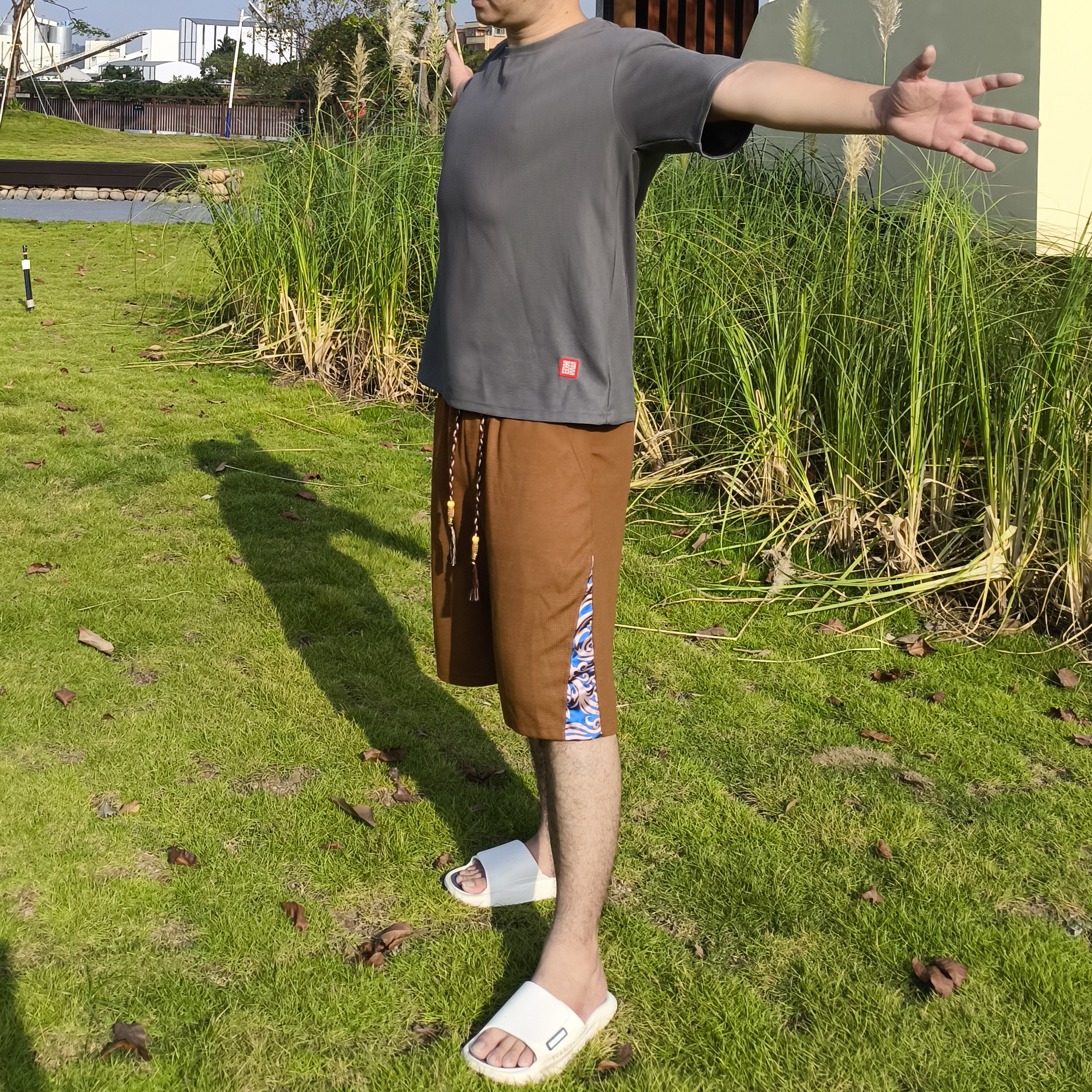 短袖！立刻变有型！T恤运动休闲，宽松重磅华夫格，到TB搜，不明觉黎