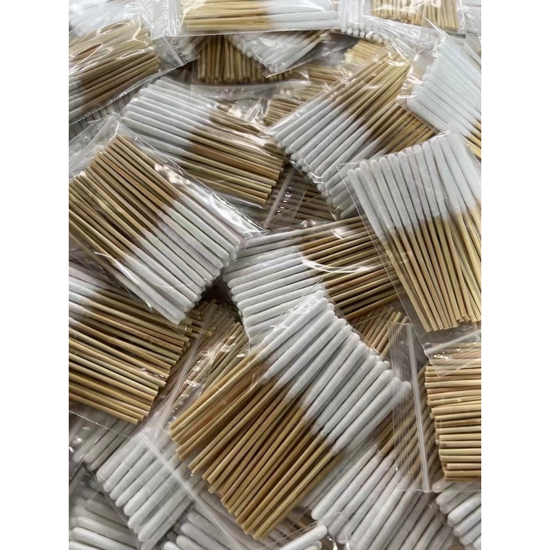 棉签薄款一次性涂抹棉棒加长款