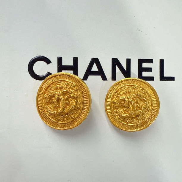 95新 Chanel/香奈儿 Chanel vintage香奈儿中古葡萄藤耳夹