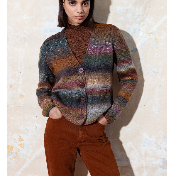 LANG MAGNOLIA 74-1温蒂外套材料包美利奴羊毛段染毛线进口线DIY